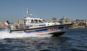 La police maritime de Marseille.